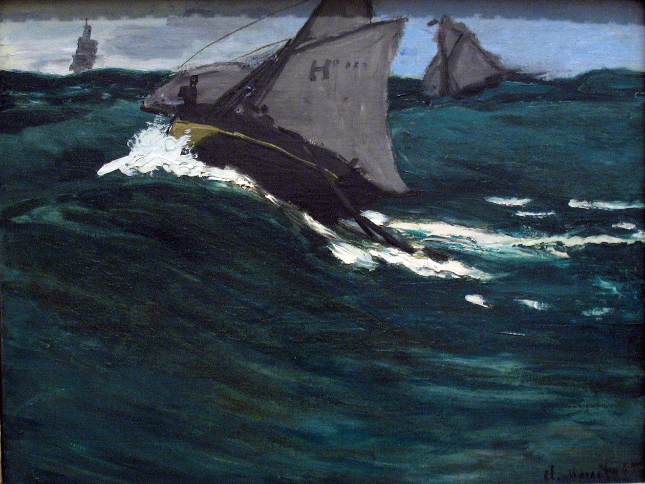 Den grønne bølgen av Claude Monet