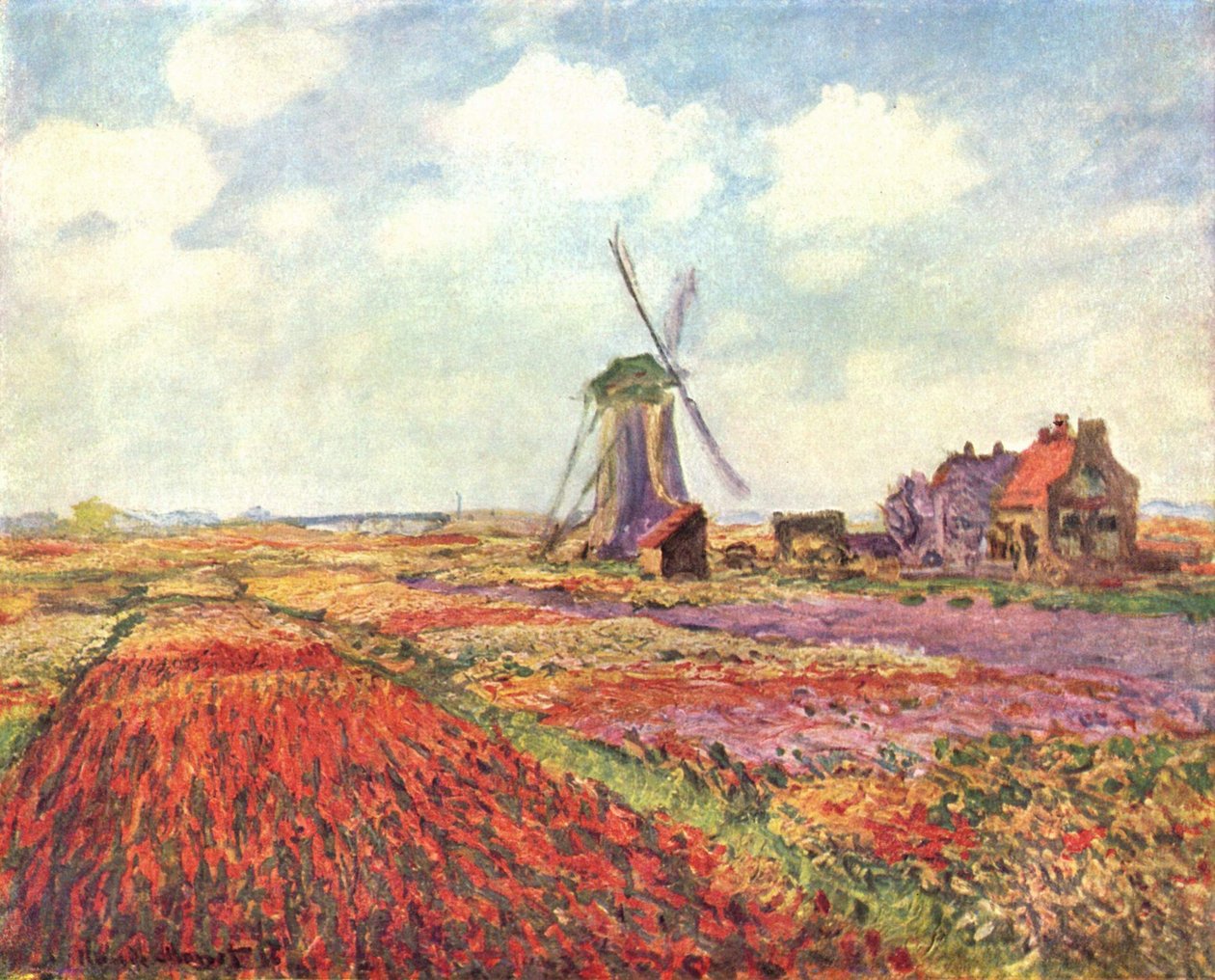 Tulipaner fra Holland av Claude Monet