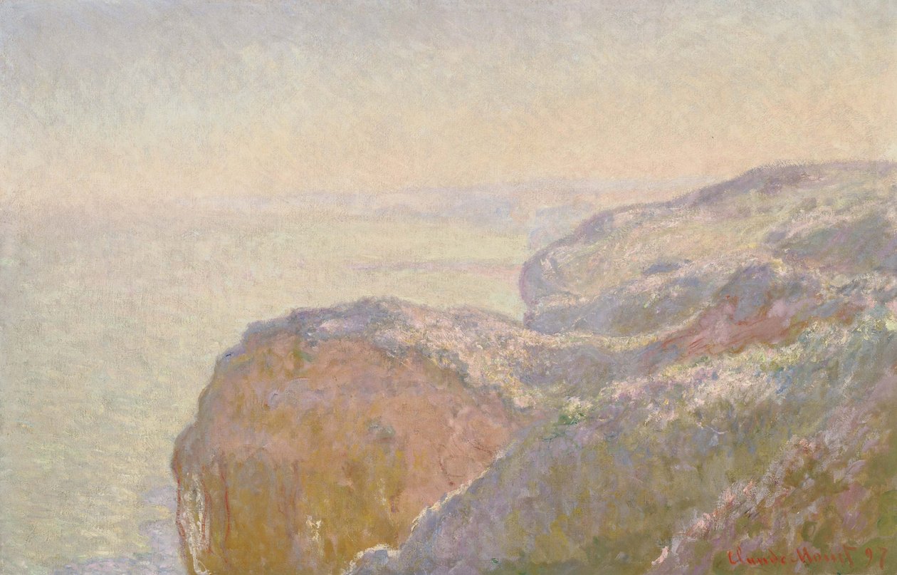 Val-Saint-Nicolas, nær Dieppe (morgen) av Claude Monet