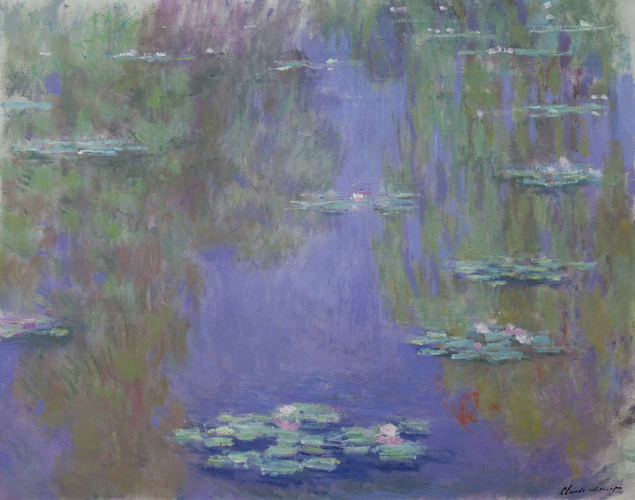 Vannliljer, 1903 av Claude Monet