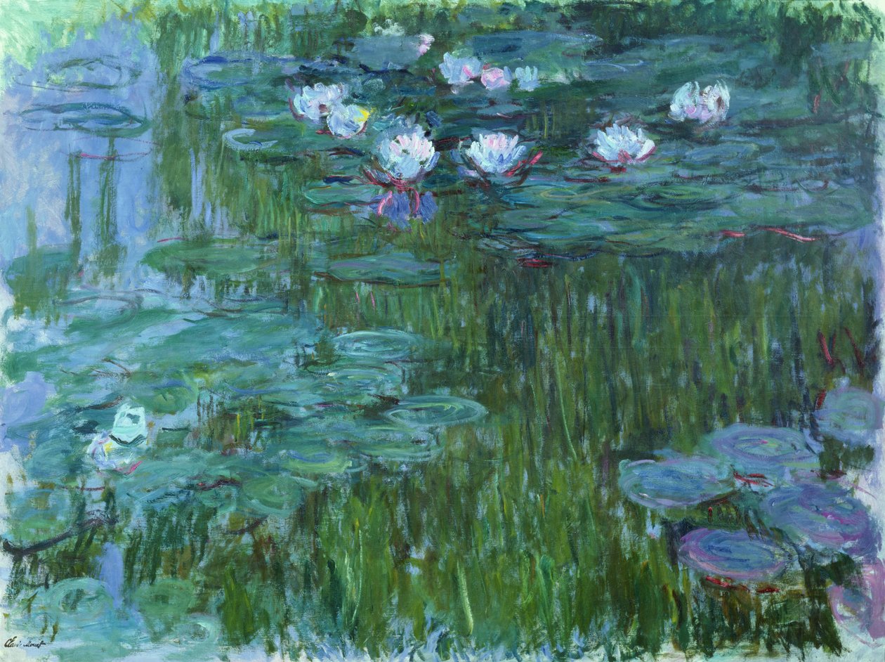 Vannliljer, 1914-17 (se detalj 158601) av Claude Monet