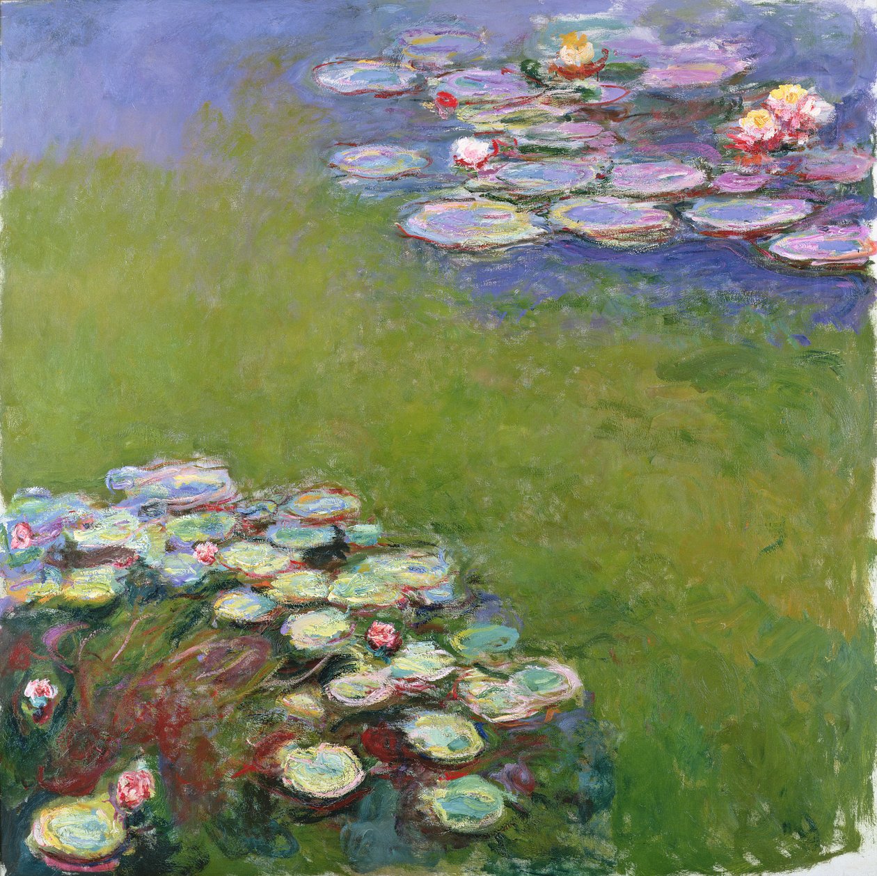 Vannliljer, 1914-17 (se detalj 414409) av Claude Monet
