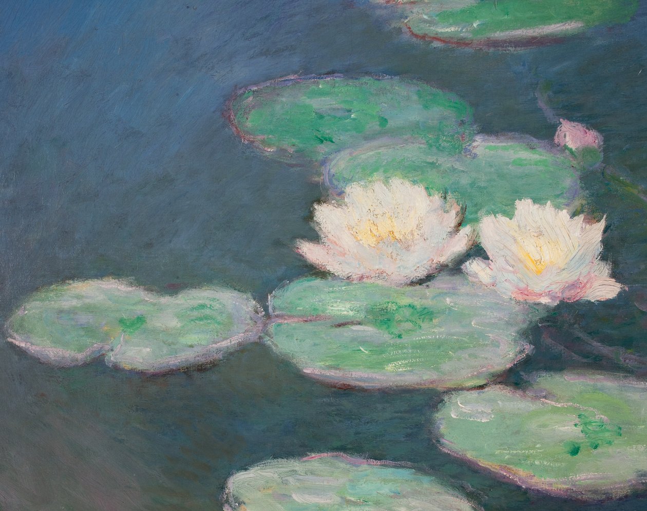 Vannliljer, Kveld; detalj (se også 154665) av Claude Monet