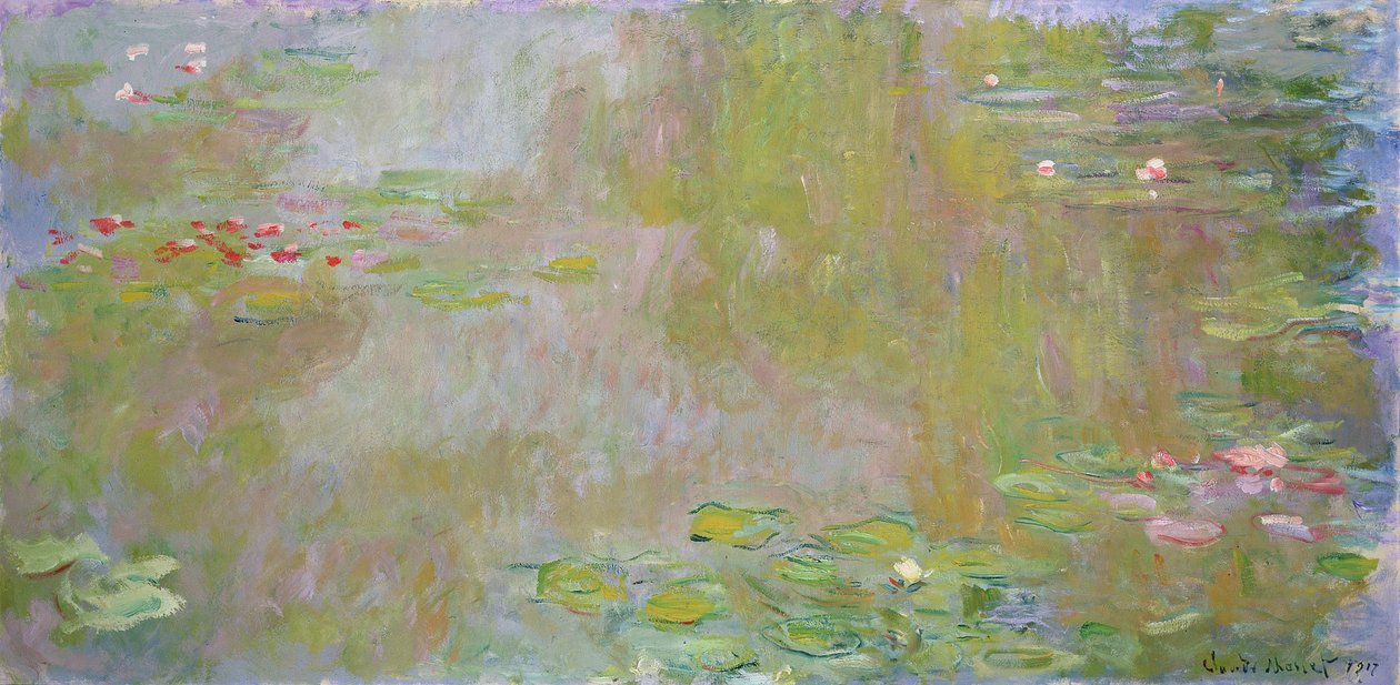 Vannliljer ved Giverny, 1917 av Claude Monet