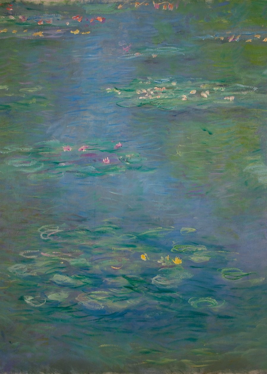 Vannliljer, detalj, 1903 (se også 160198) av Claude Monet