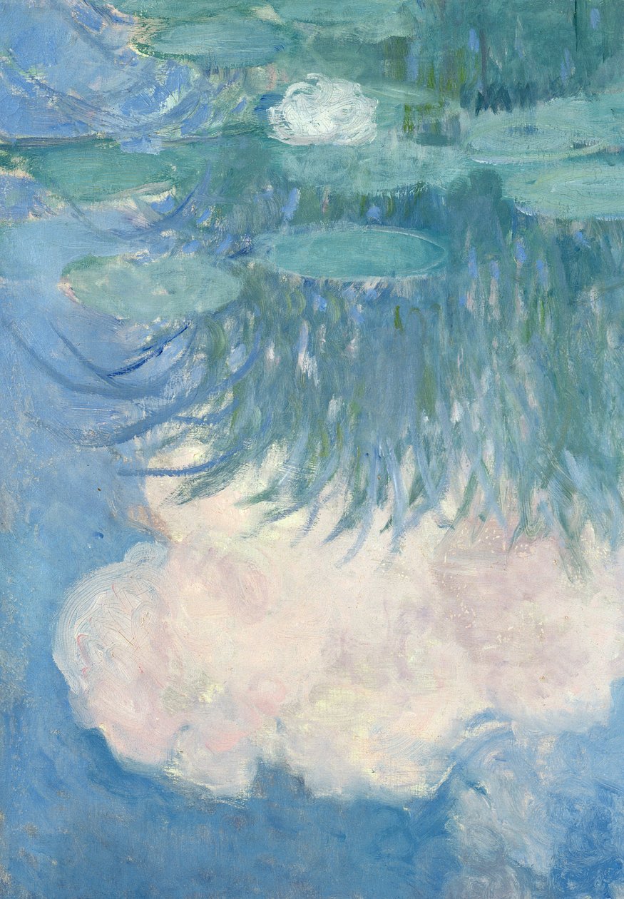 Vannliljer, detalj, 1914-17 (se også 82318) av Claude Monet