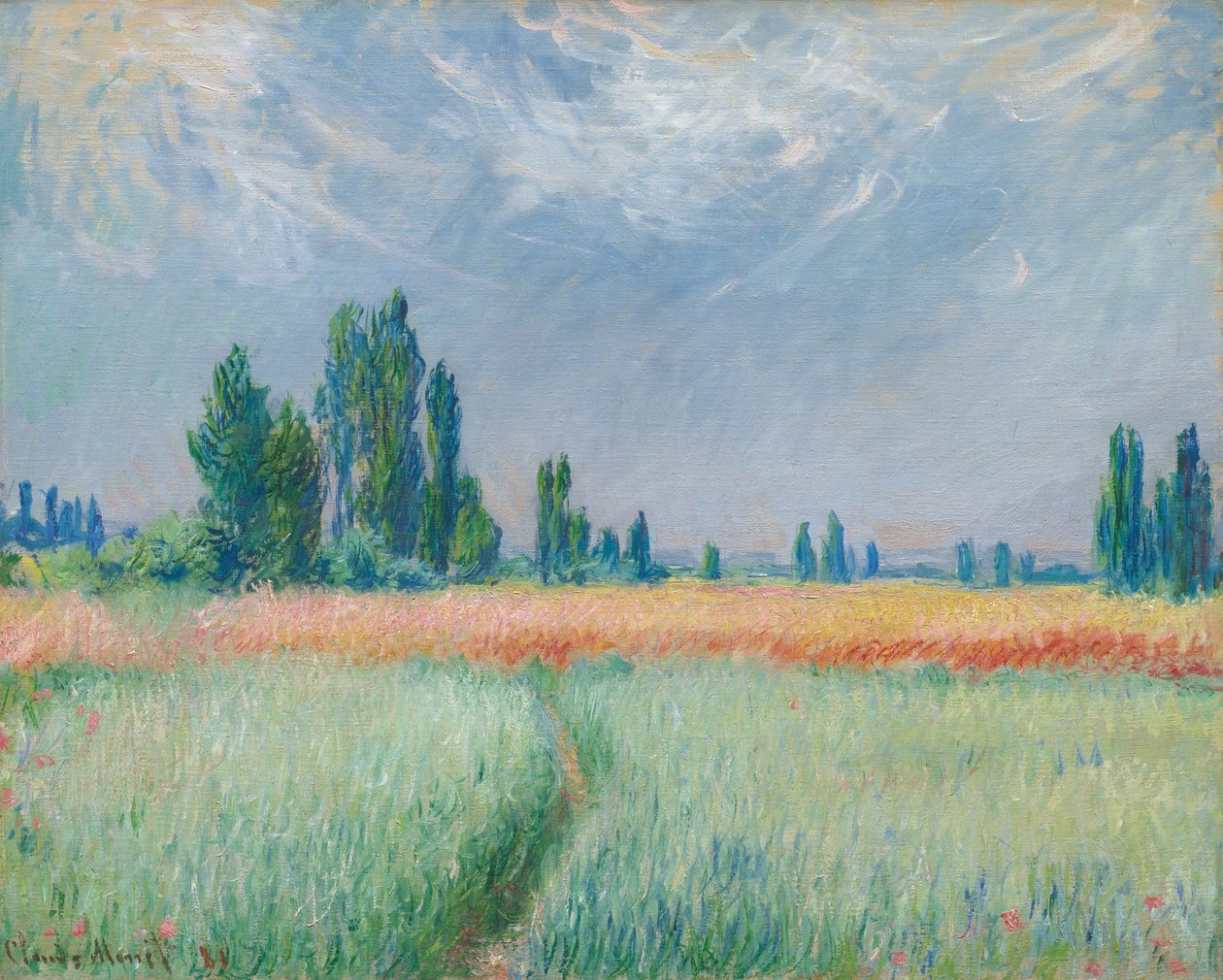 Hveteåker av Claude Monet