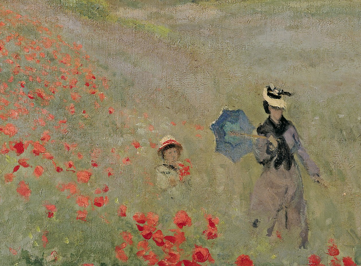 Wild Poppies, nær Argenteuil (Les Coquelicots: environs d