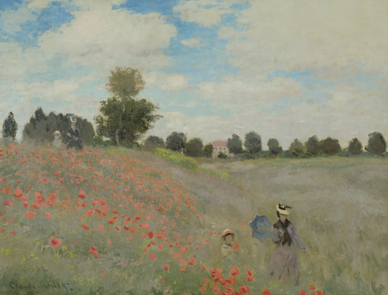 Ville valmuer, nær Argenteuil av Claude Monet
