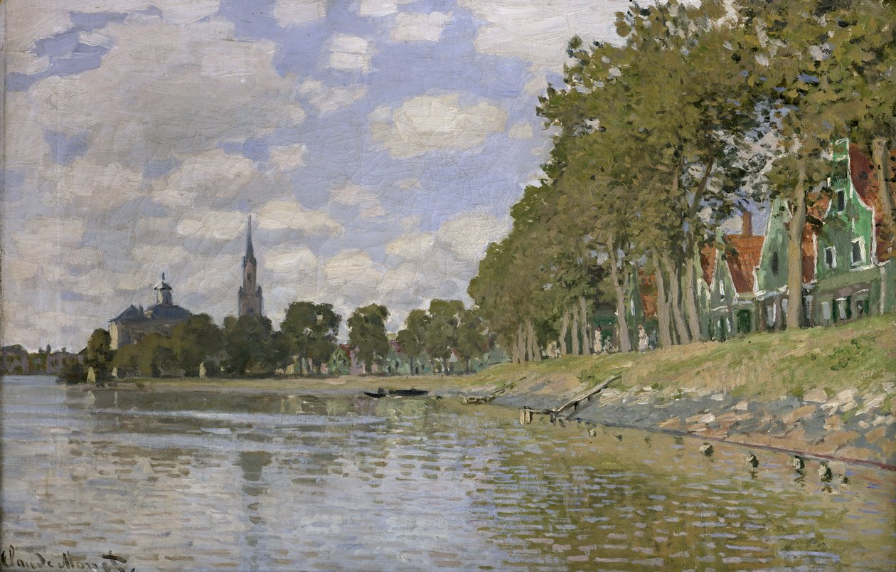 Zaandam (Holland) 1871 av Claude Monet