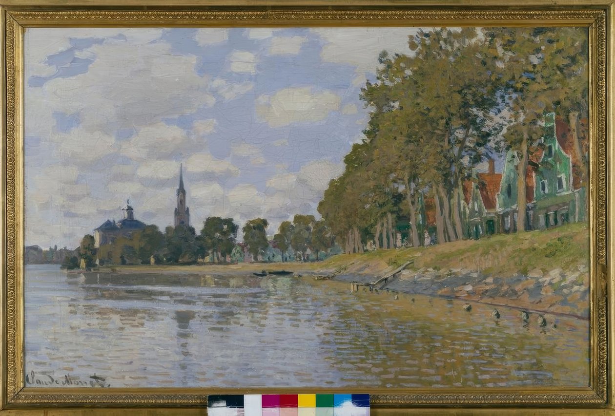 Zaandam (Holland) av Claude Monet