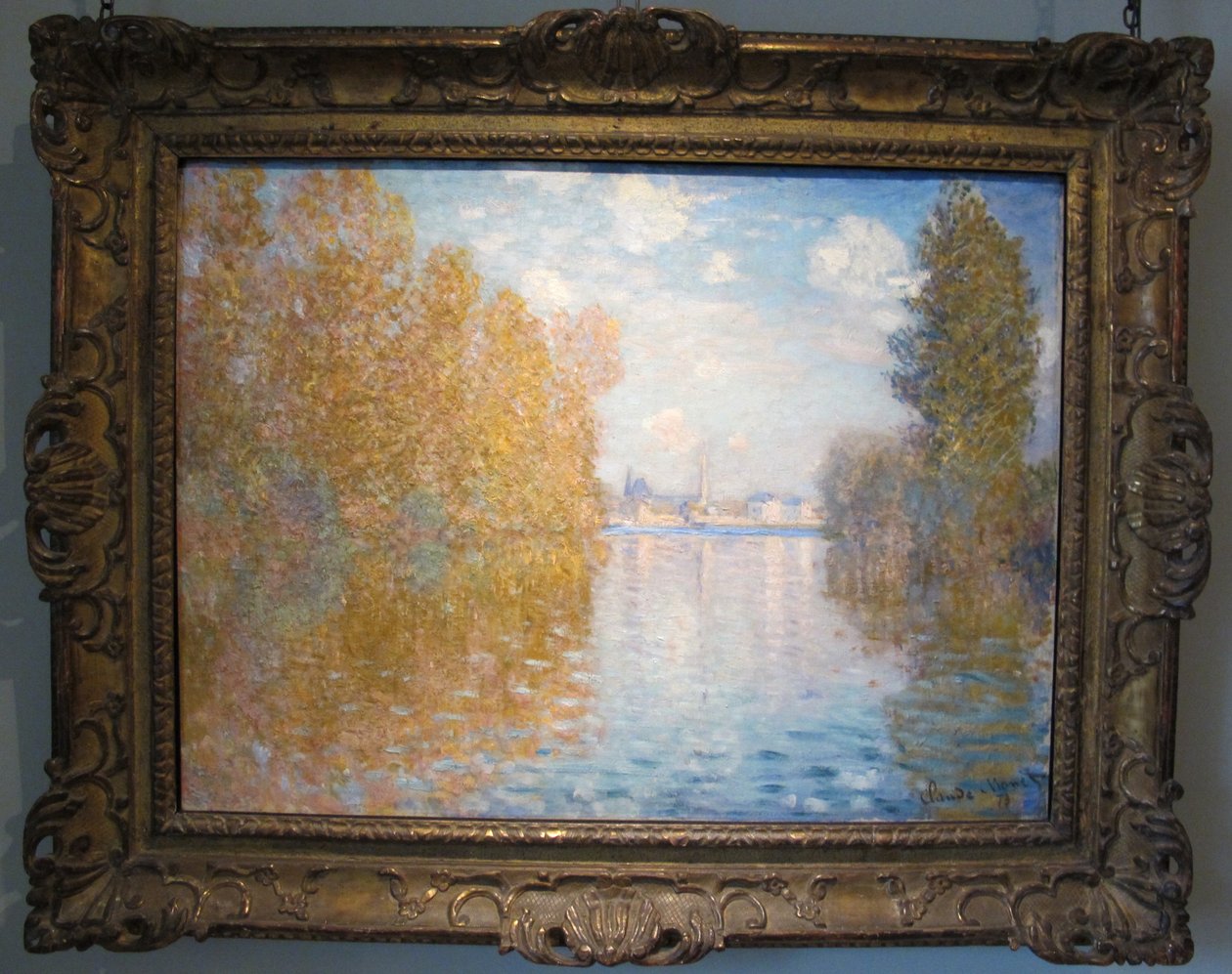 høsteffekt i argenteuil av Claude Monet