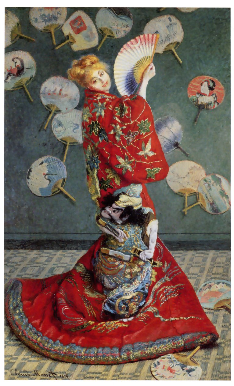 La Japonaise. (Camille i japansk drakt) av Claude Monet