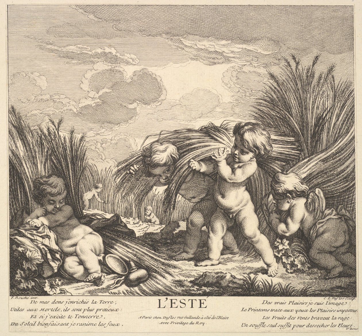 Sommer, 1735-86. av Claude Augustin Duflos