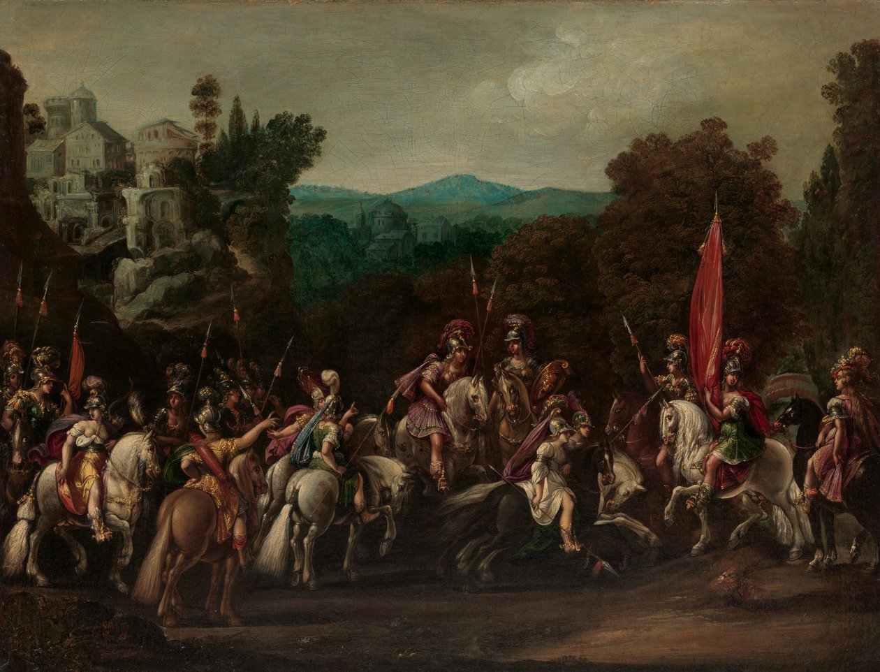 Amazonas avgang, 1620-årene. av Claude Deruet