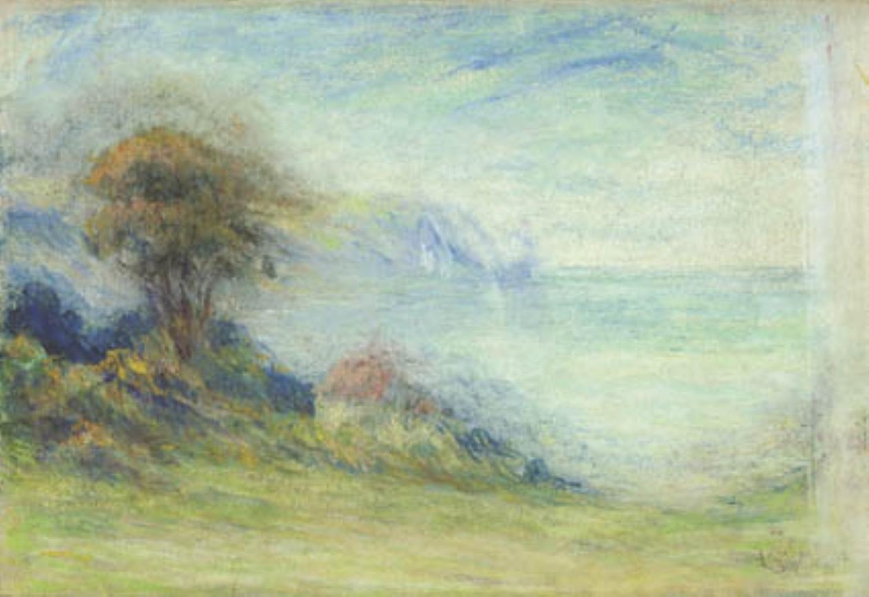 Kystlandskap ved Etretat (?) av Claude Emile Schuffenecker