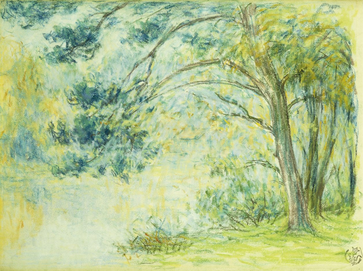 Landskap; Landsbygda av Claude Emile Schuffenecker