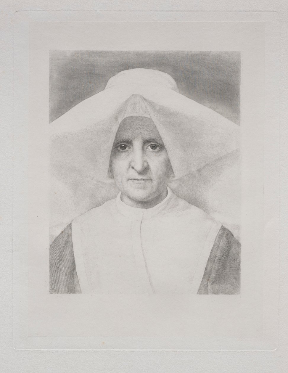Søster Rosalie, sett forfra. av Claude Ferdinand Gaillard