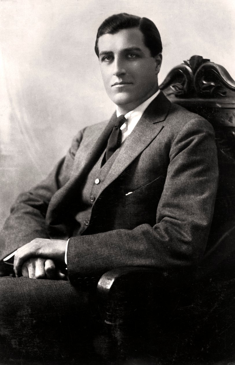Godfrey Tearle 1884-1953, amerikansk skuespiller, 1916. av Claude Harris