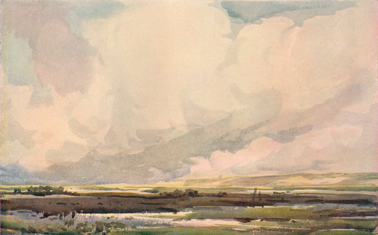 Nær Dunwich, Suffolk, c1910 av Claude Hayes