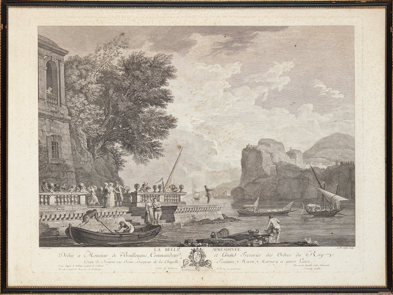 Franske stålgraveringer av Claude Joseph (after) Vernet