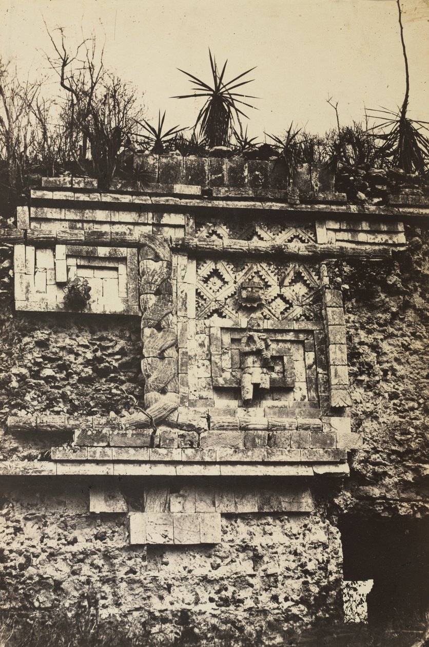 Nonneklostret, Uxmal av Claude Joseph Désiré Charnay