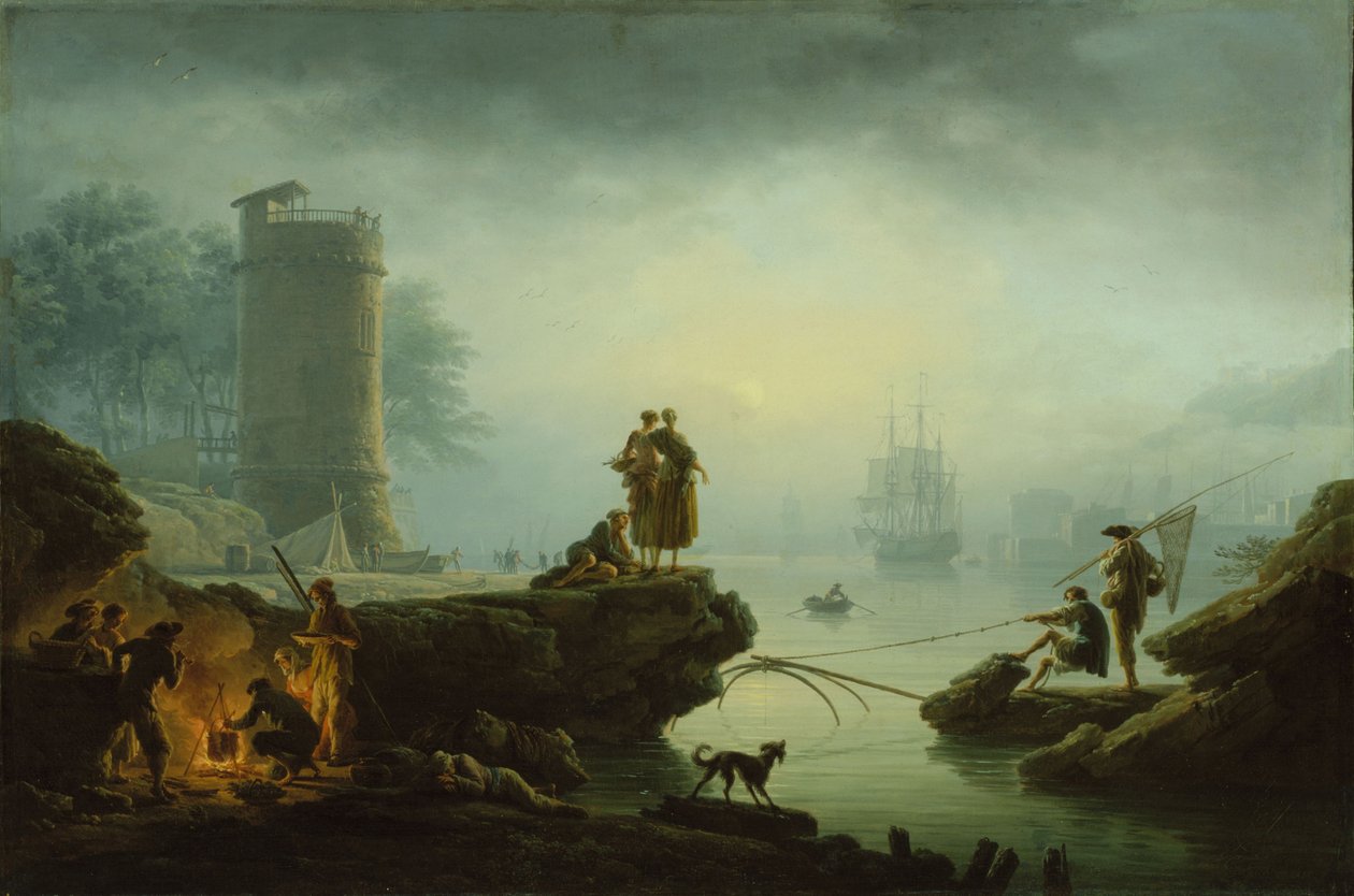 Morgen av Claude Joseph Vernet
