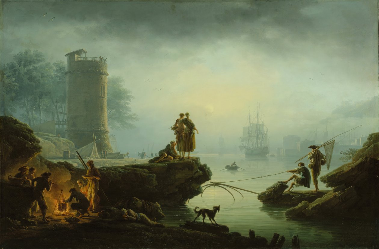 Morgen, 1760. av Claude Joseph Vernet