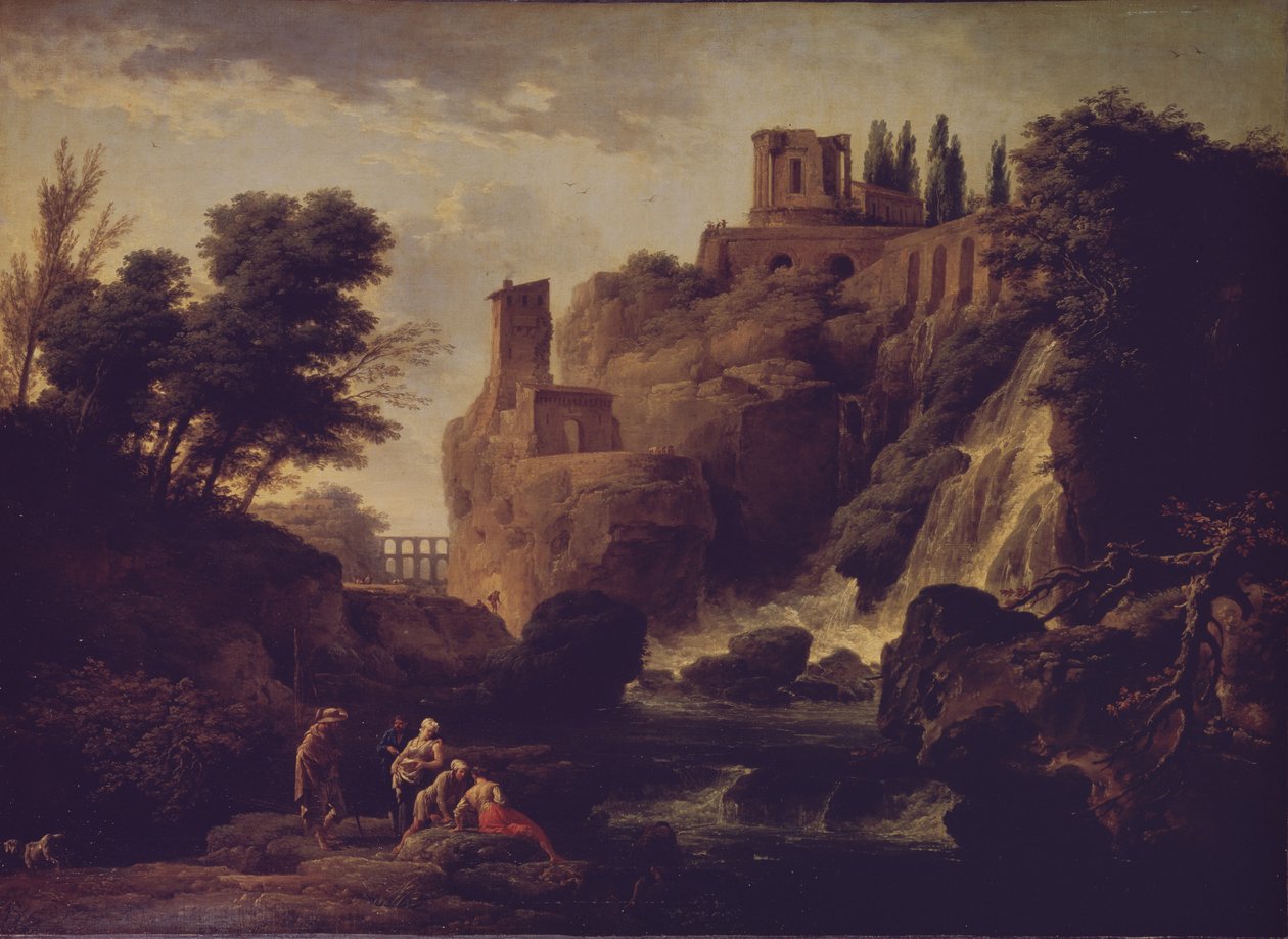 Foss i Tivoli, 1747 av Claude Joseph Vernet