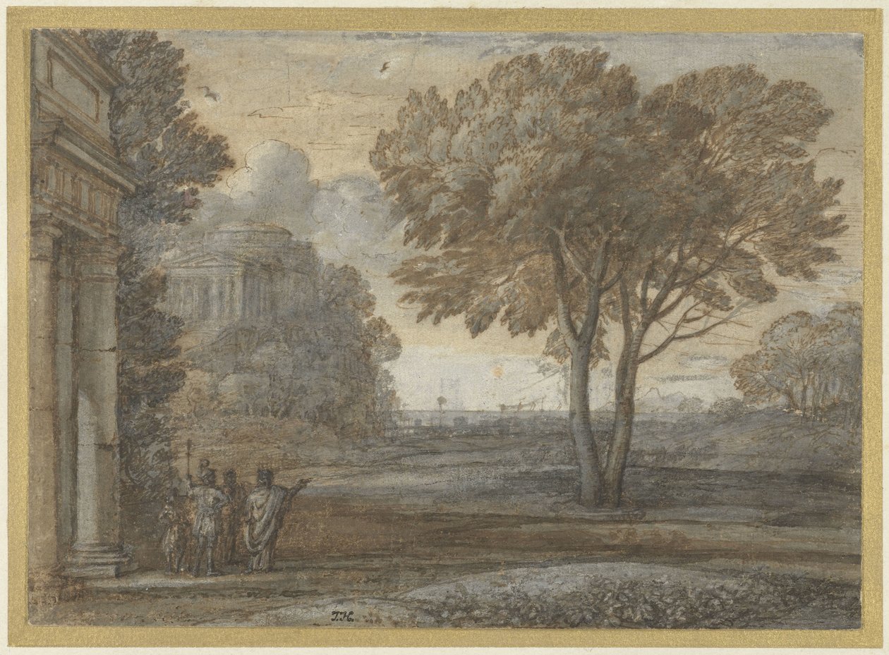 Aeneas op Delos av Claude Lorrain