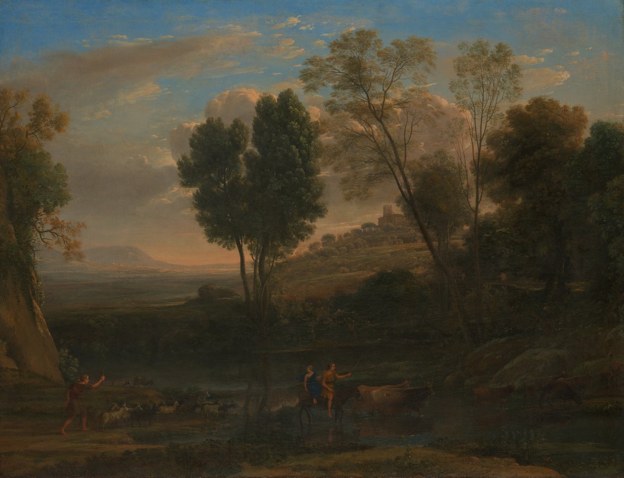 Soloppgang, muligens 1646-47. av Claude Lorrain
