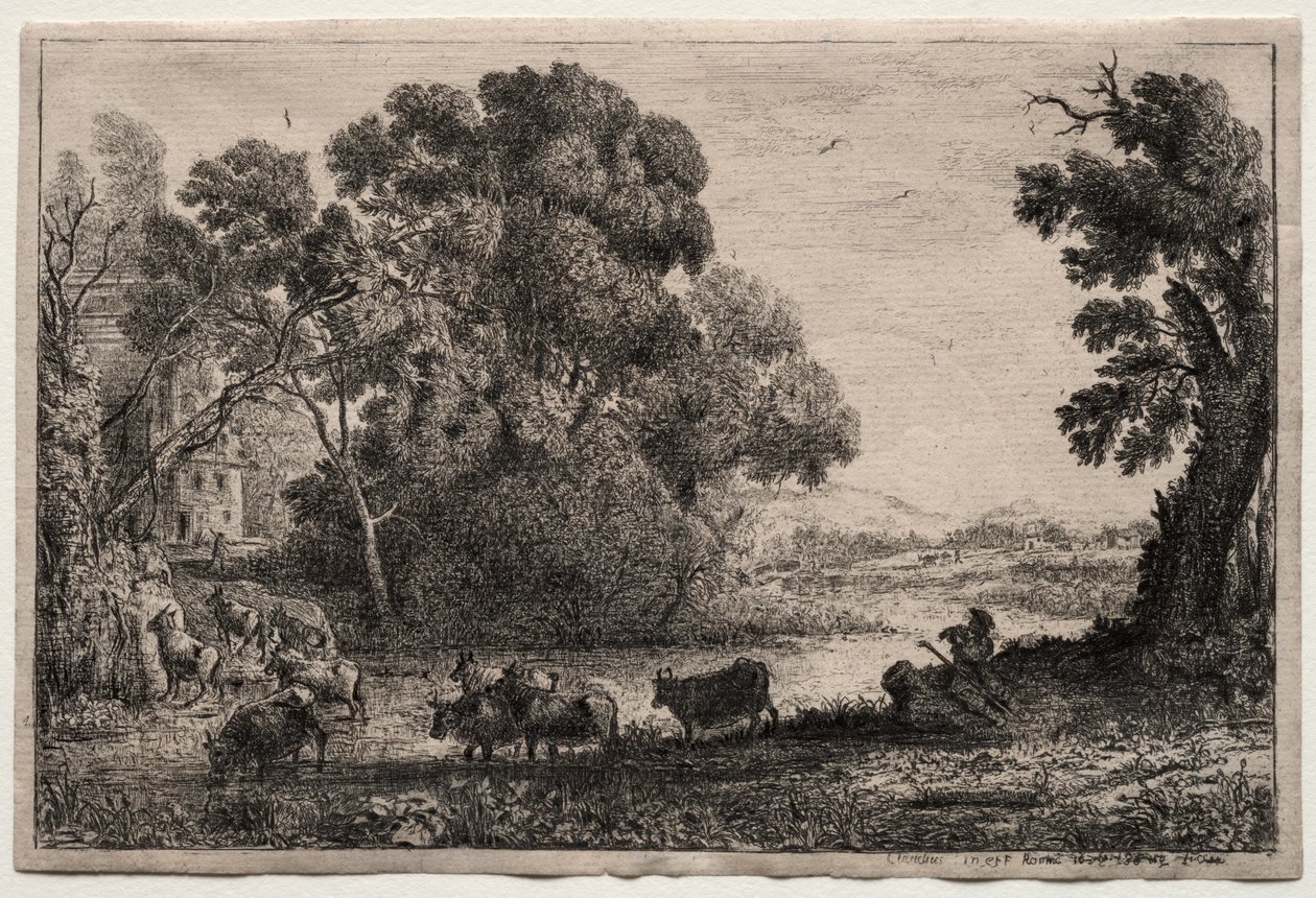 The Cowherder av Claude Lorrain