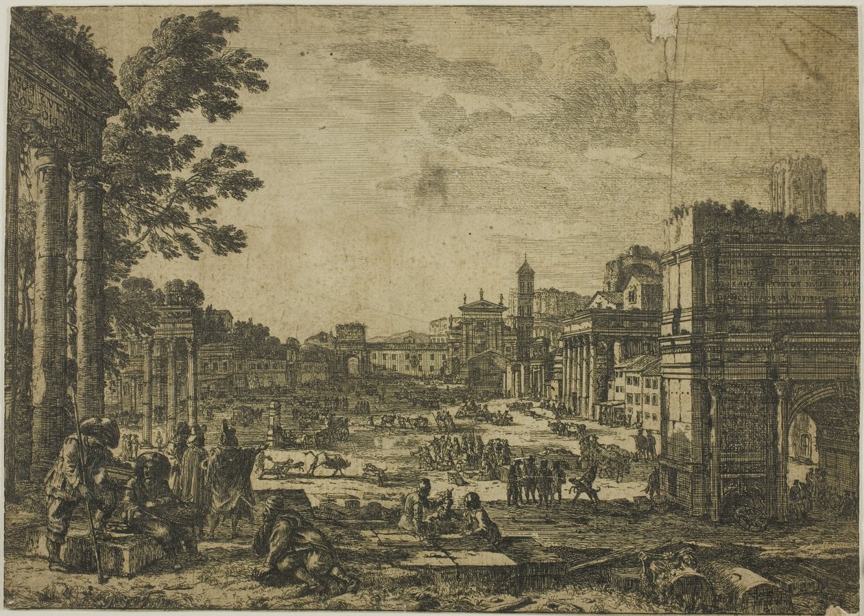 Forum Romanum av Claude Lorrain