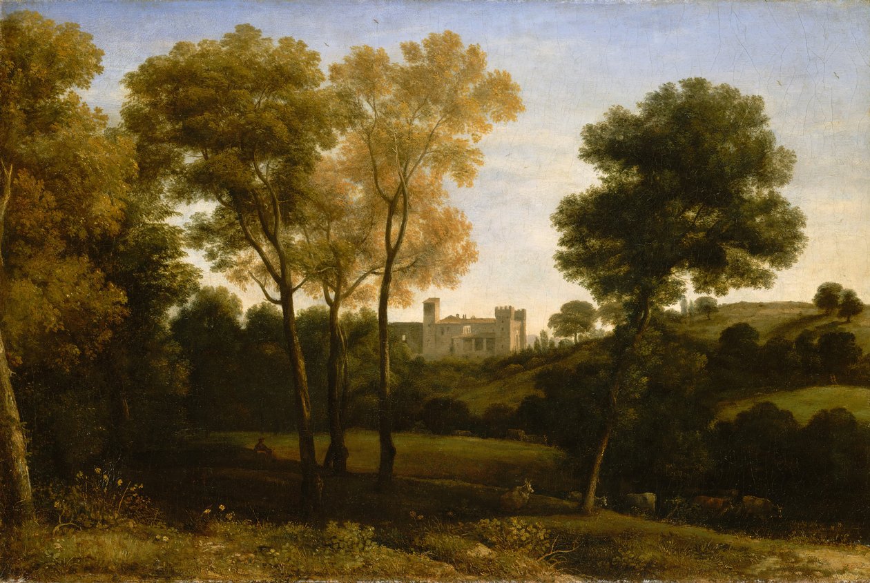 Utsikt over La Crescenza, 1648-50. av Claude Lorrain