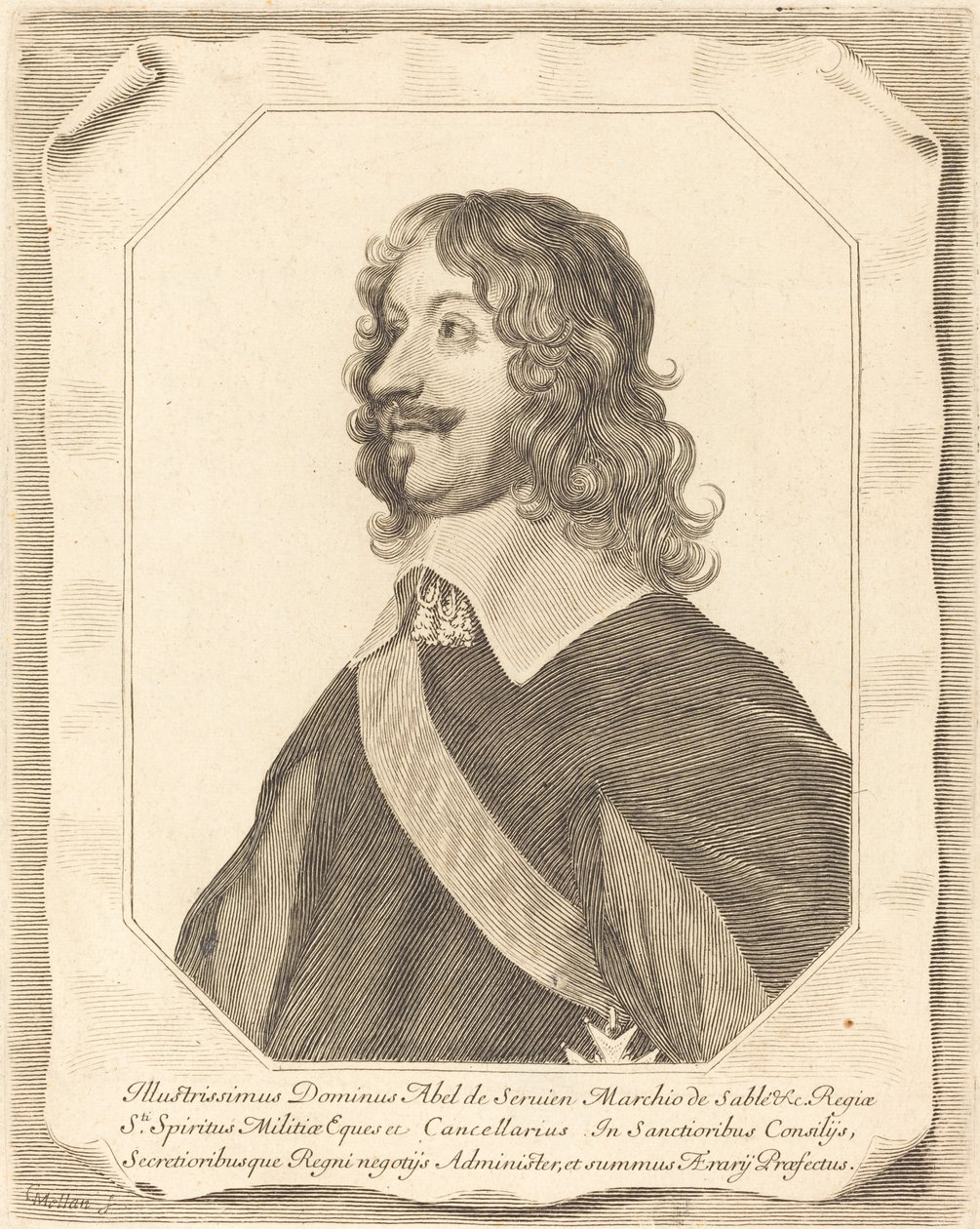 Abel Servian av Claude Mellan