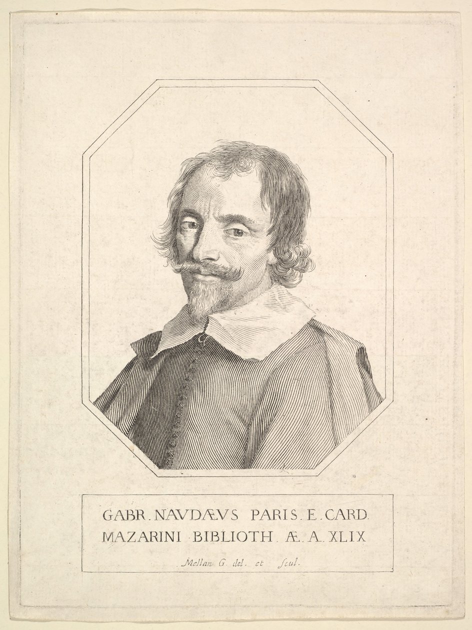 Gabriel Naudé, 1648. av Claude Mellan