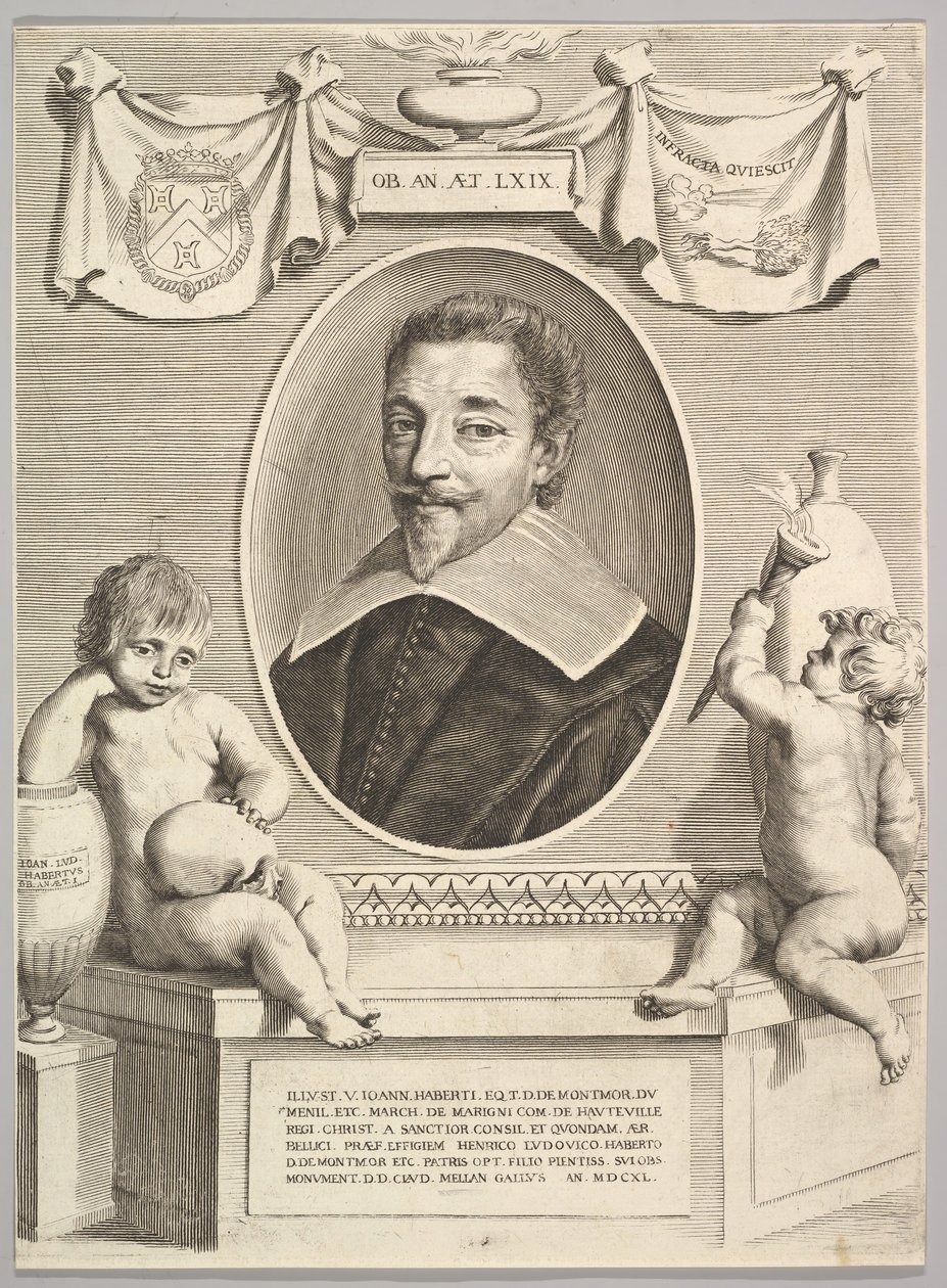 Jean Habert de Montmor, 1640. av Claude Mellan