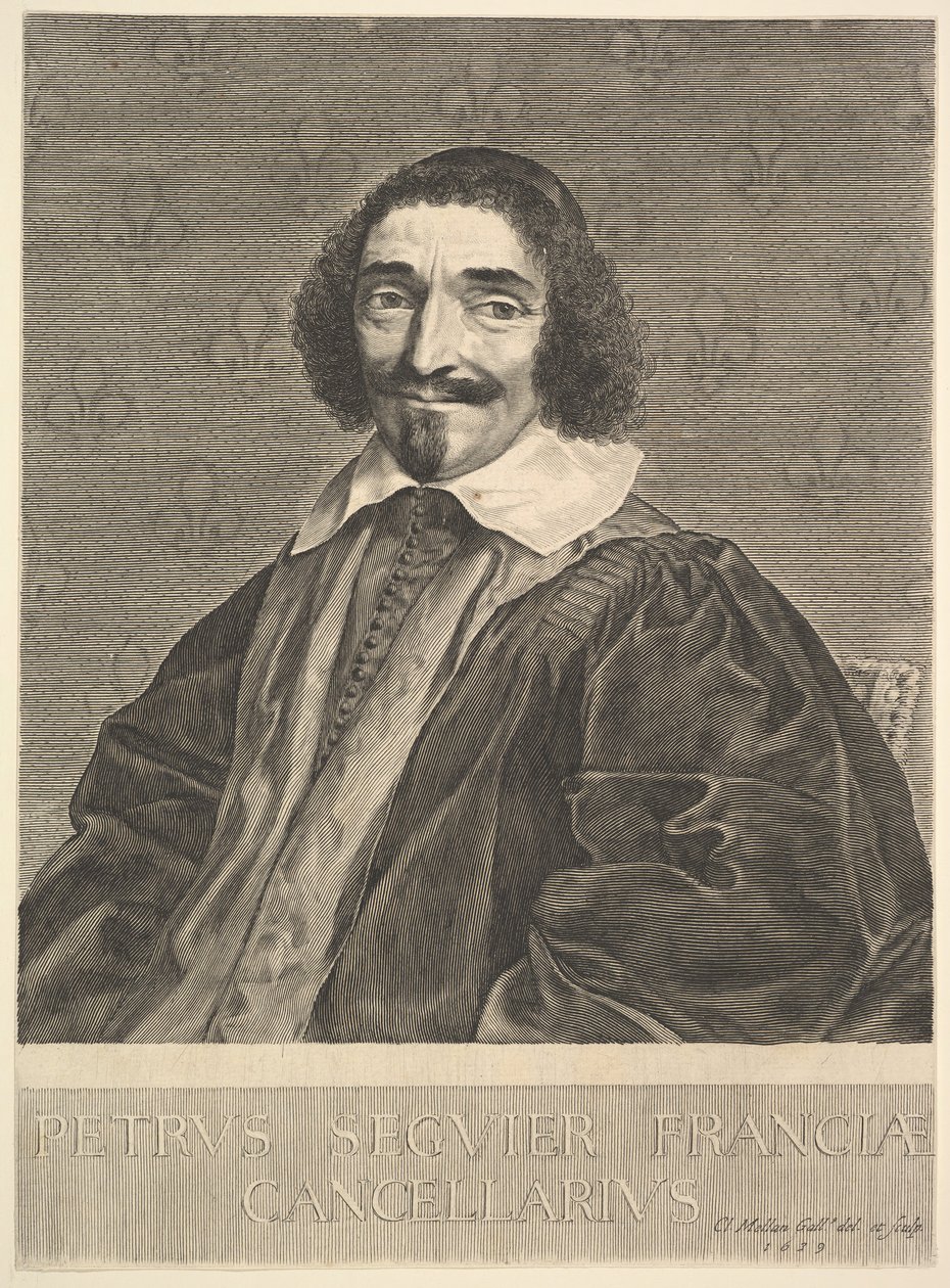 Kansler Pierre Seguier, 1639. av Claude Mellan