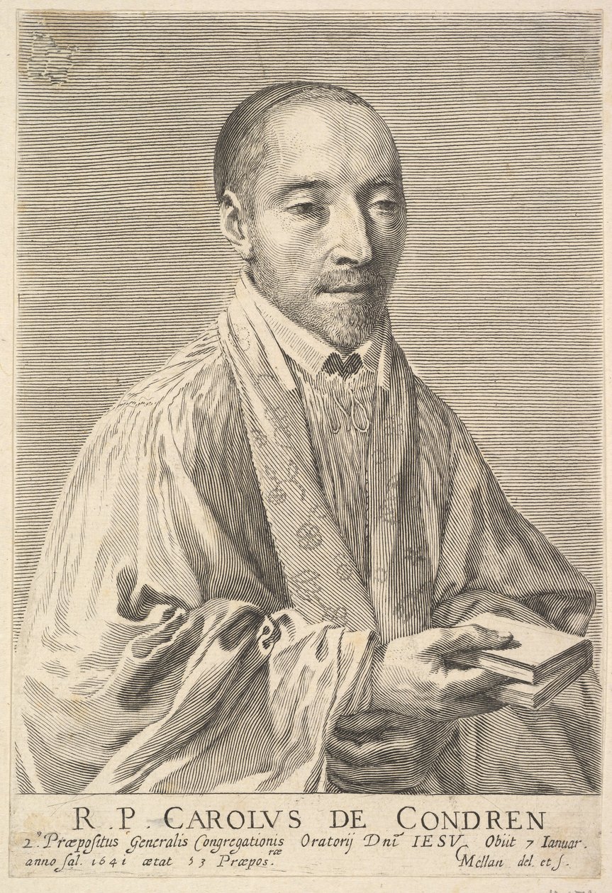 Far Charles de Condren. av Claude Mellan