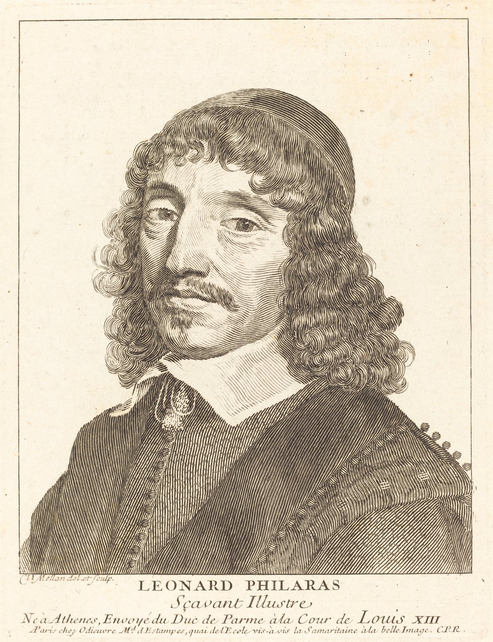 Leonardos Philaras av Claude Mellan