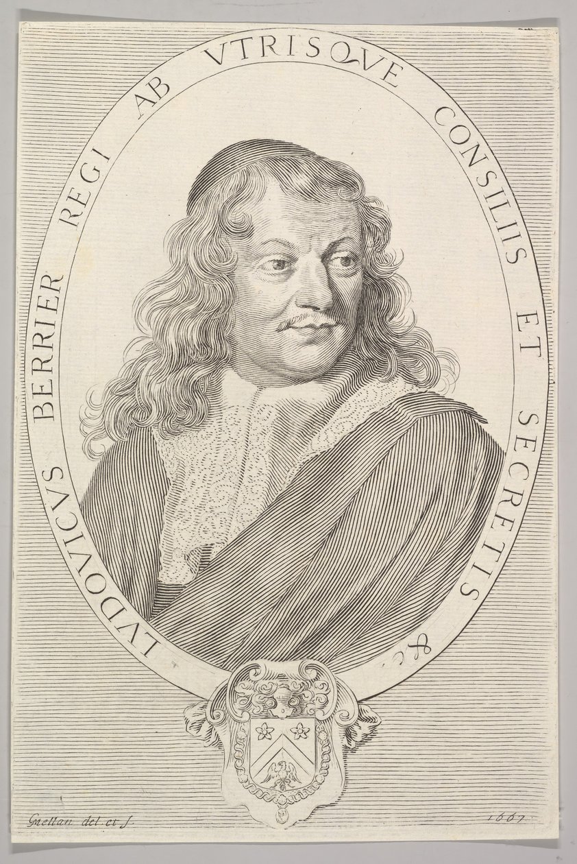 Louis Berryer, 1667. av Claude Mellan