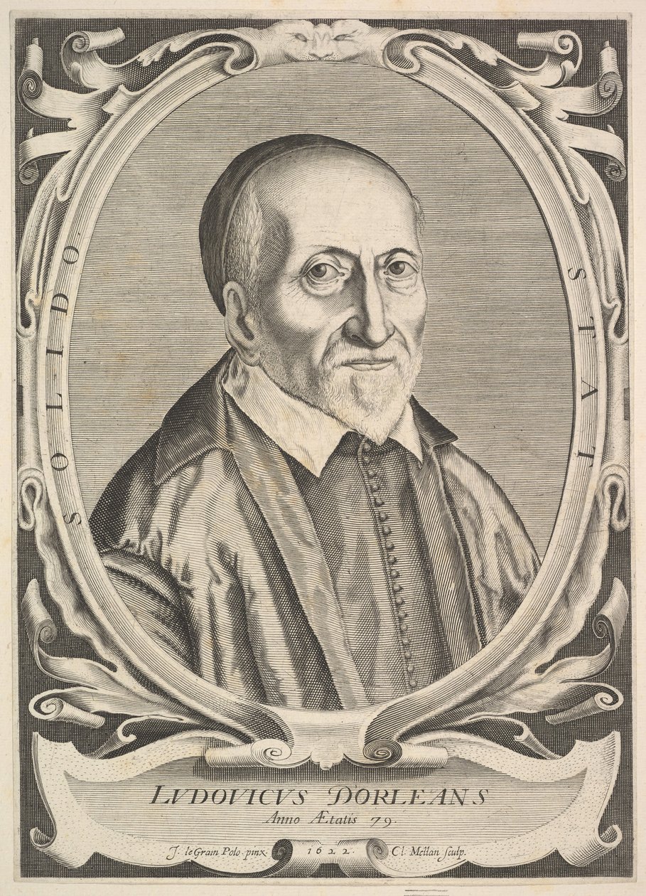 Portrett av Louis dOrléans, 1622. av Claude Mellan