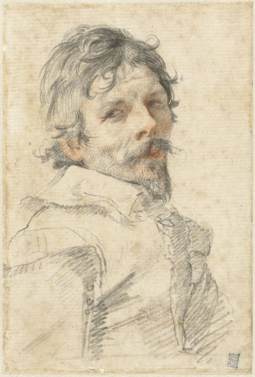 Selvportrett, ca. 1640. av Claude Mellan
