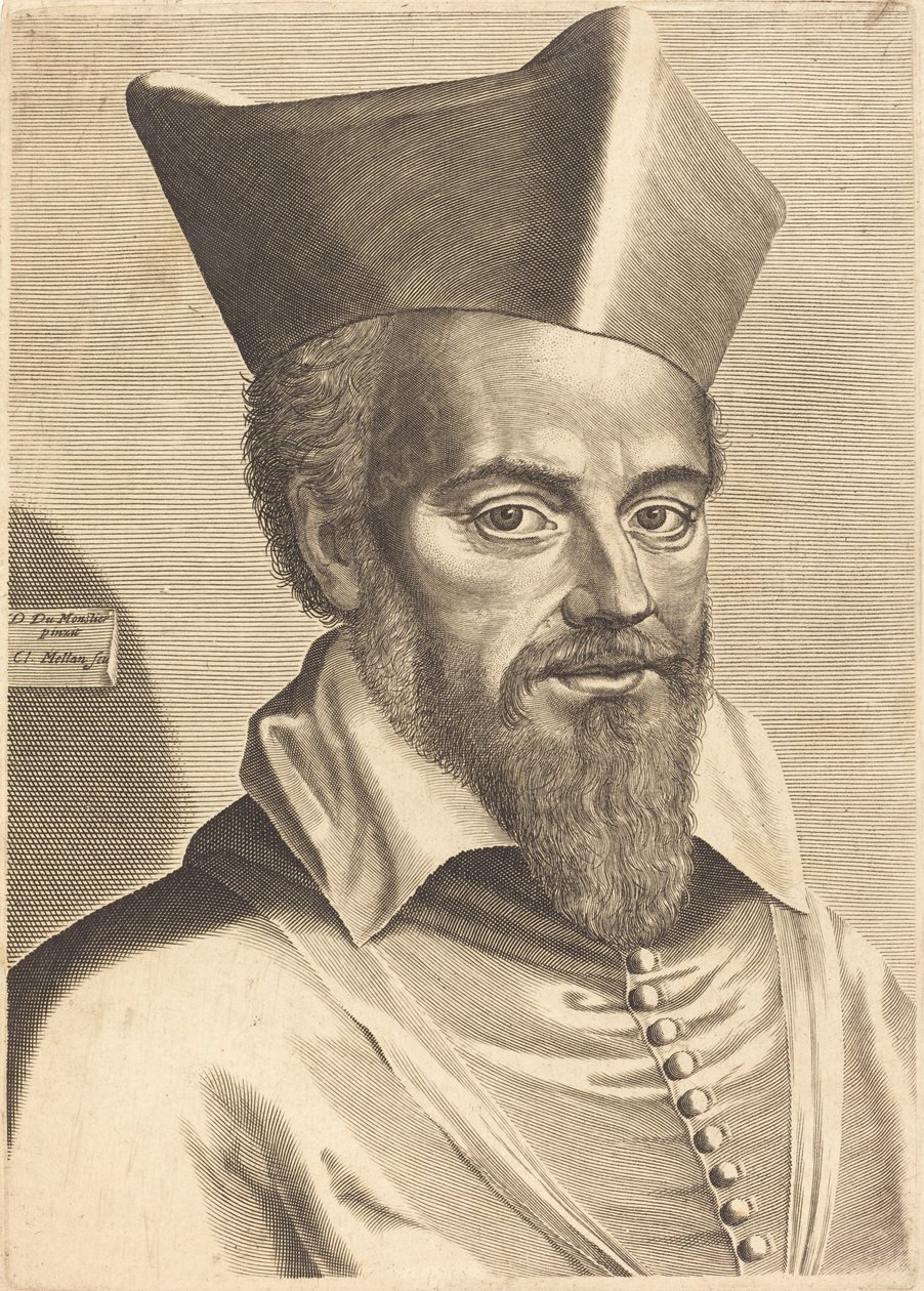 Nicolas Coeffeau av Claude Mellan after Daniel Dumonstier