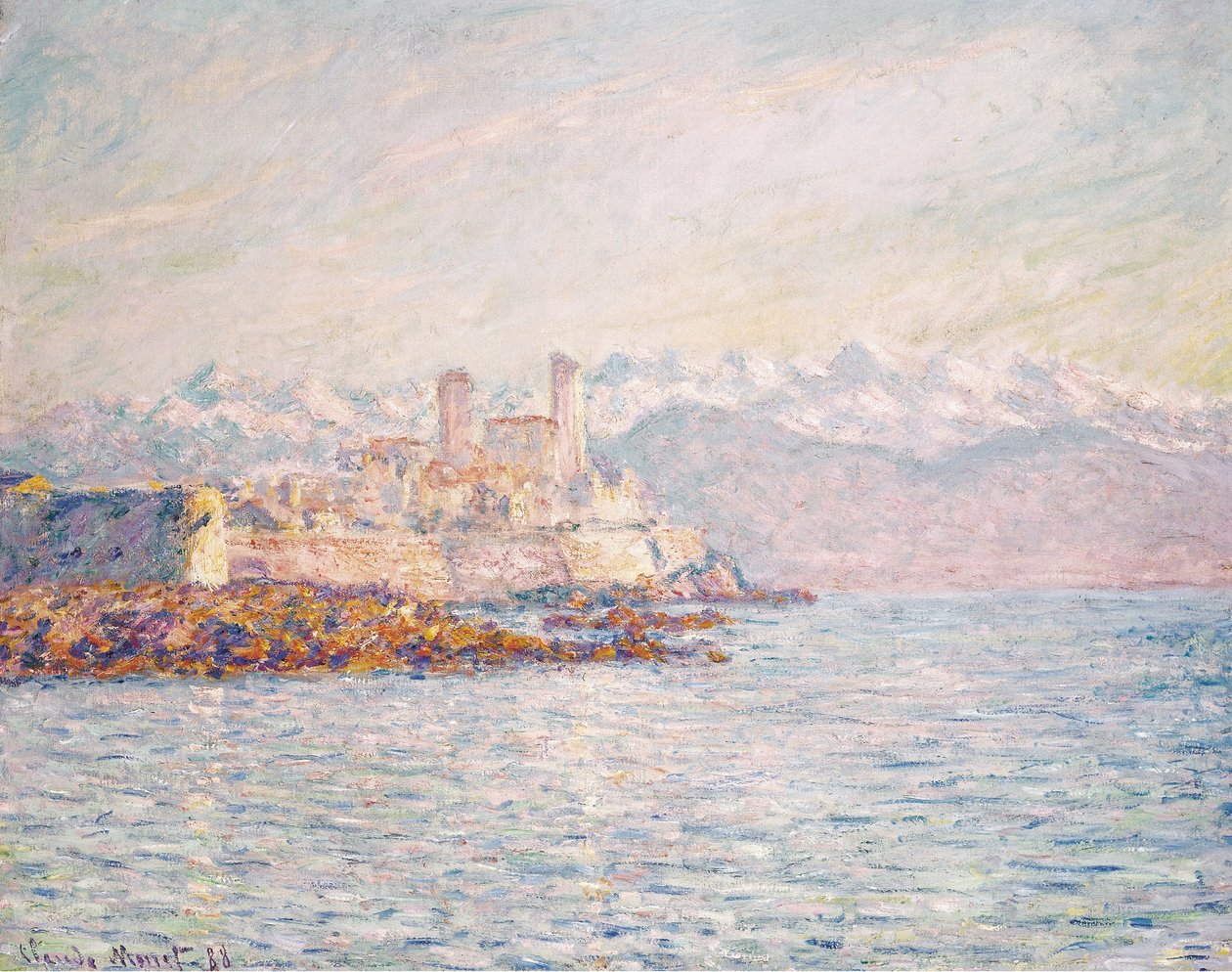 Antibes, 1888. av Claude Monet