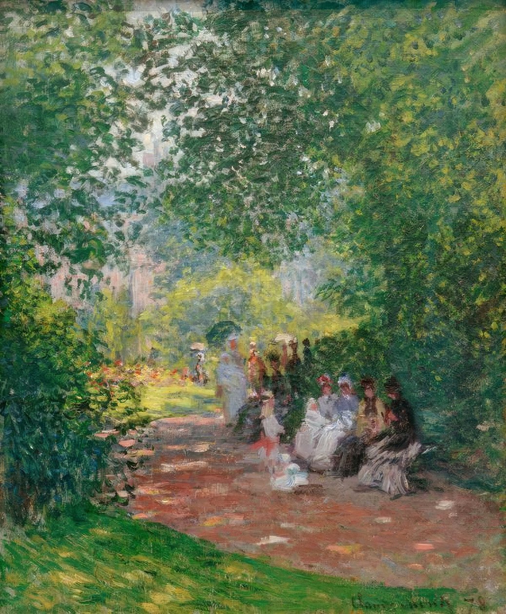På Parc Monceau av Claude Monet