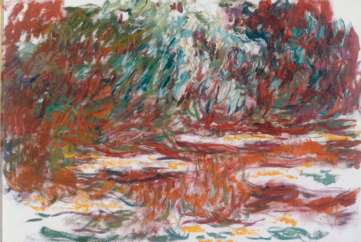 Vannliljedam av Claude Monet