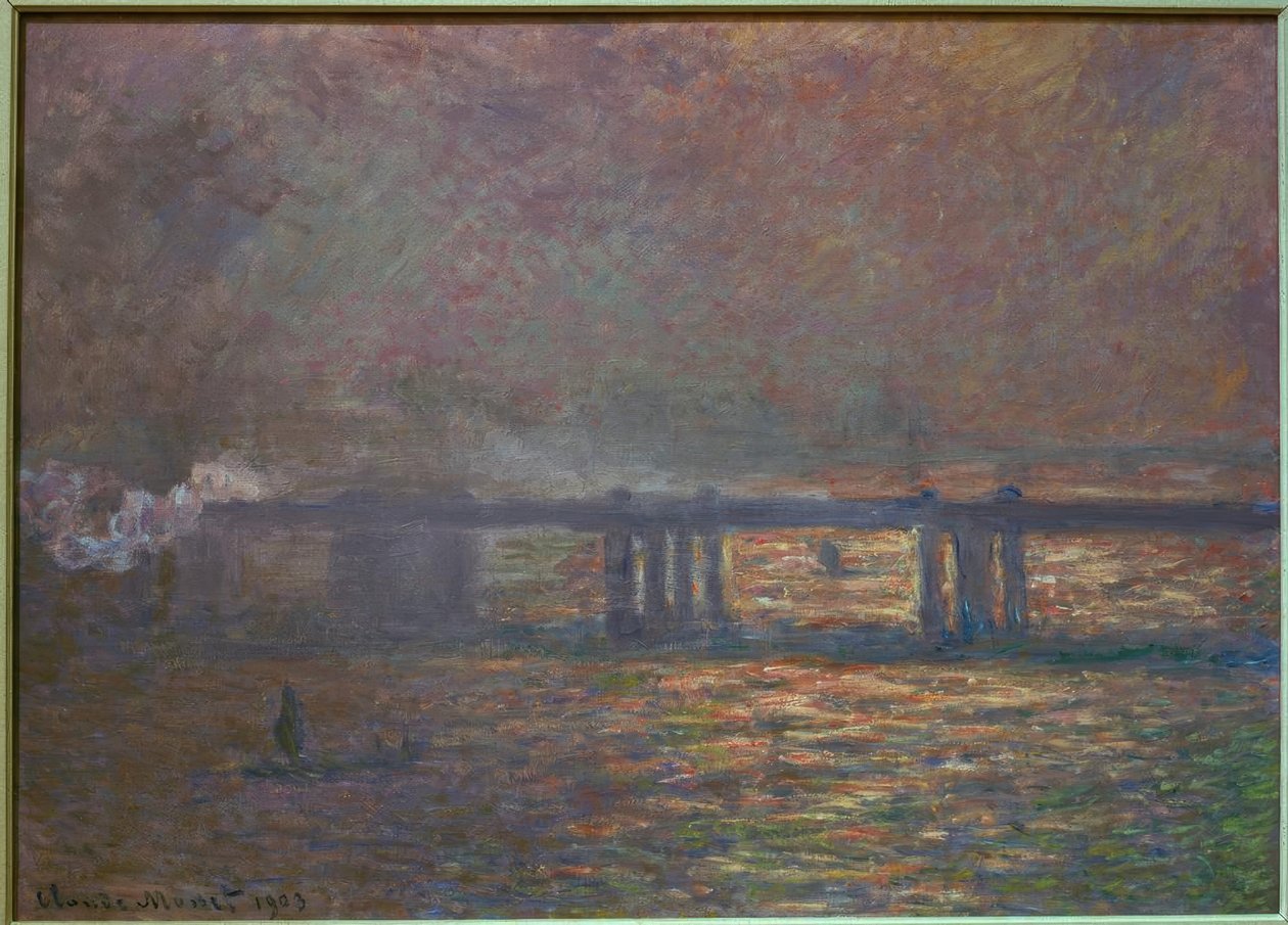 Charing Cross Bridge av Claude Monet