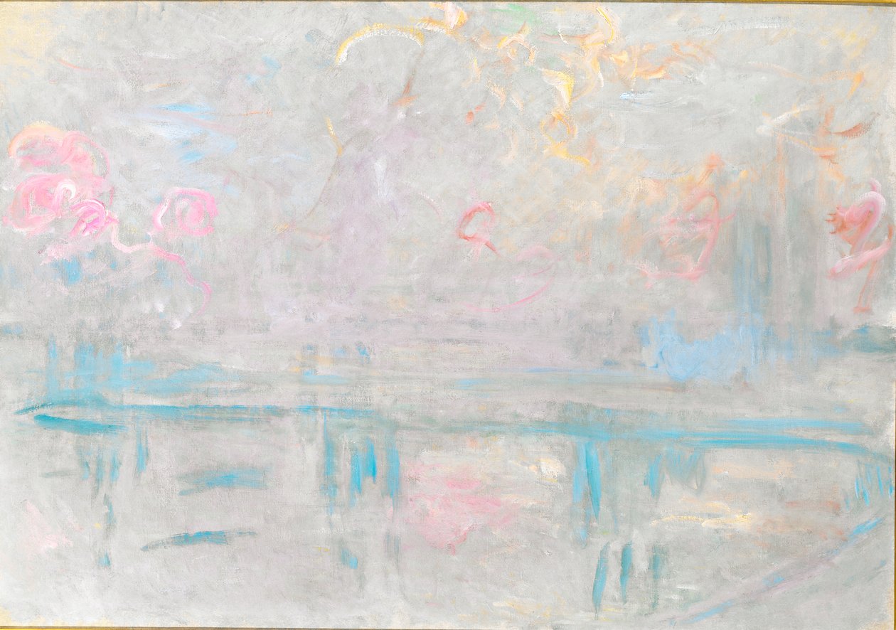 Charing Cross Bridge, ca. 1900 (olje på lerret) av Claude Monet