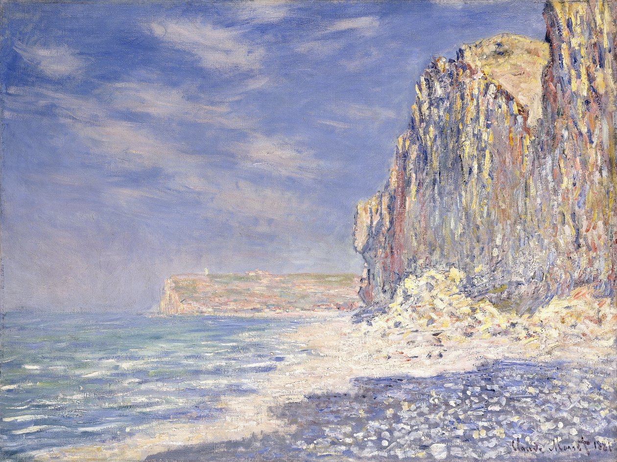 Klipper nær Fecamp, 1881 av Claude Monet